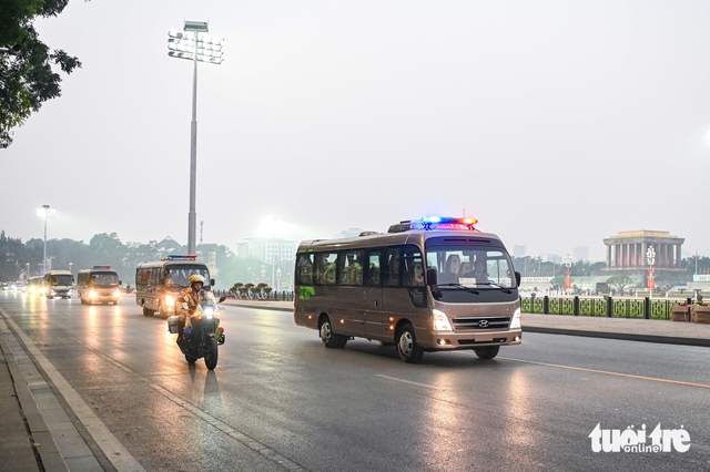 Vietnam rehearses security, transport plans ahead of Party congress - Ảnh 1.