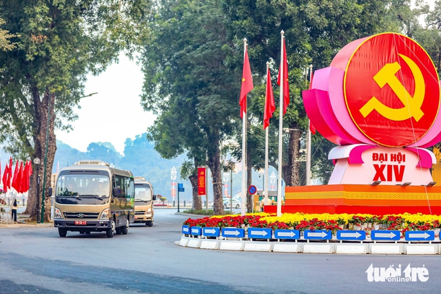 Vietnam rehearses security, transport plans ahead of Party congress - Ảnh 10.