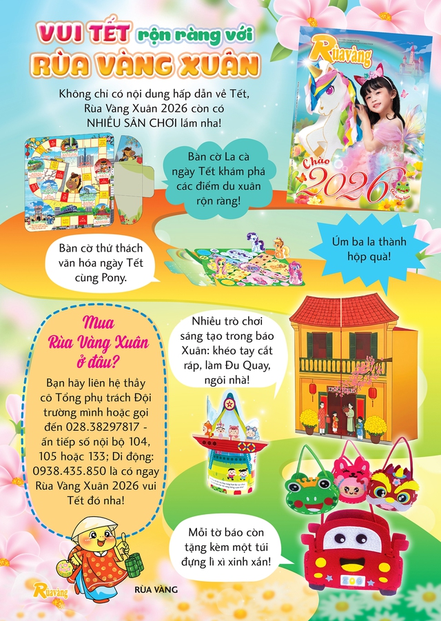 Mời các bạn đón đọc Rùa Vàng 3, phát hành 19-1-2026:  Mùa Xuân đến rồi… - Ảnh 3.