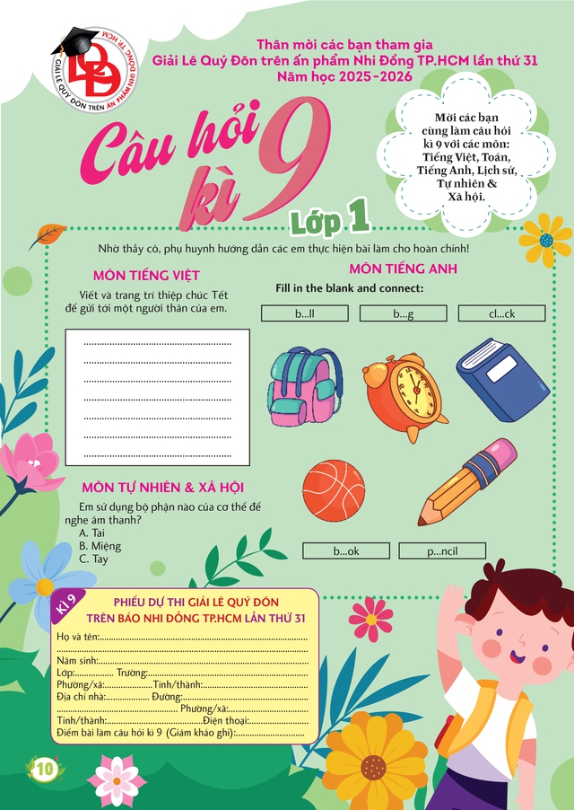 Đón đọc Nhi Đồng TP.HCM 4, phát hành 23-1: Xúng xính đi chợ Tết!- Ảnh 2.