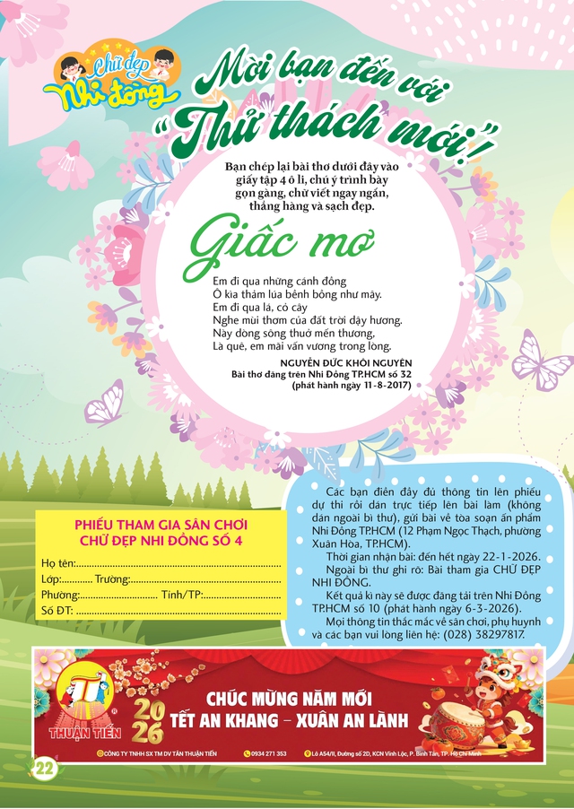 Đón đọc Nhi Đồng TP.HCM 4, phát hành 23-1: Xúng xính đi chợ Tết!- Ảnh 4.