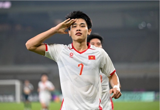 Đình Bắc nhận giải bàn thắng đẹp nhất vòng bảng U23 châu Á 2026- Ảnh 1.
