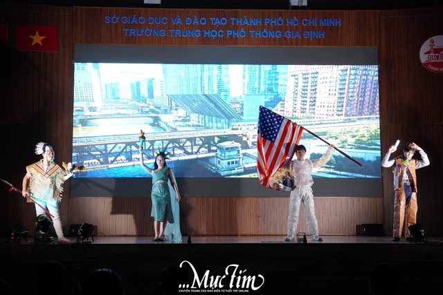 Học sinh tái hiện không gian văn hóa đa quốc gia tại hội trại truyền thống - Ảnh 10.