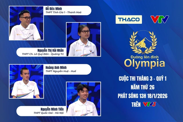 Nam sinh Huế bản lĩnh, giành chiến thắng tại cuộc thi tháng Đường lên đỉnh Olympia- Ảnh 1.