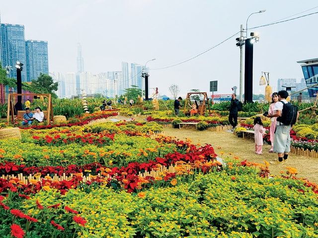Check-in những vườn hoa tết miễn phí ở TP.HCM chưa bạn ơi! - Ảnh 1.