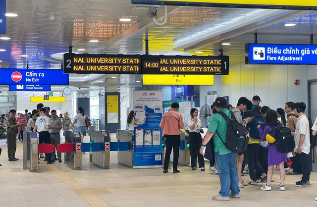 Lịch chạy của tuyến metro số 1 dịp Tết Nguyên đán 2026- Ảnh 1.