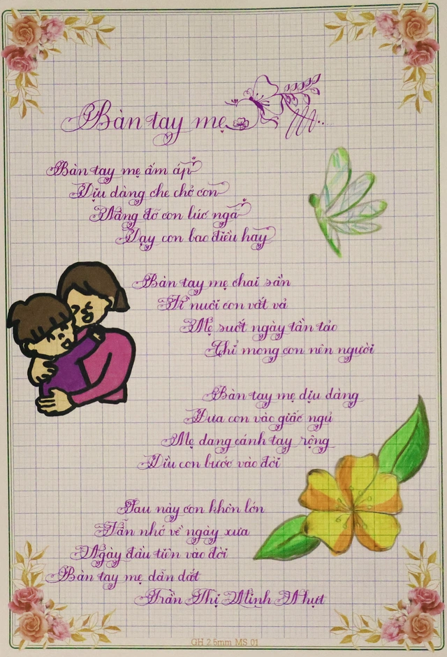 Chữ đẹp Nhi Đồng số 2: Gọi tên 30 bài dự thi xuất sắc- Ảnh 6.