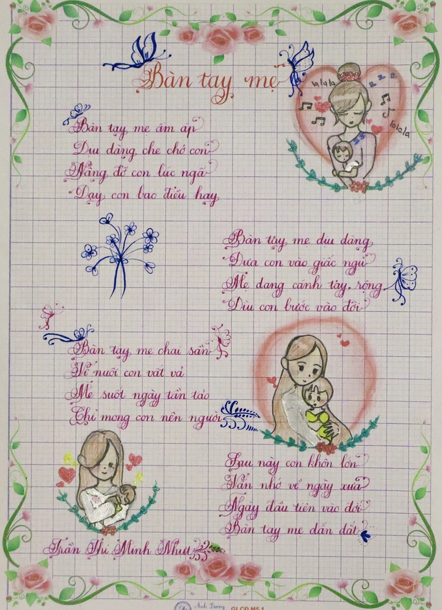 Chữ đẹp Nhi Đồng số 2: Gọi tên 30 bài dự thi xuất sắc- Ảnh 9.