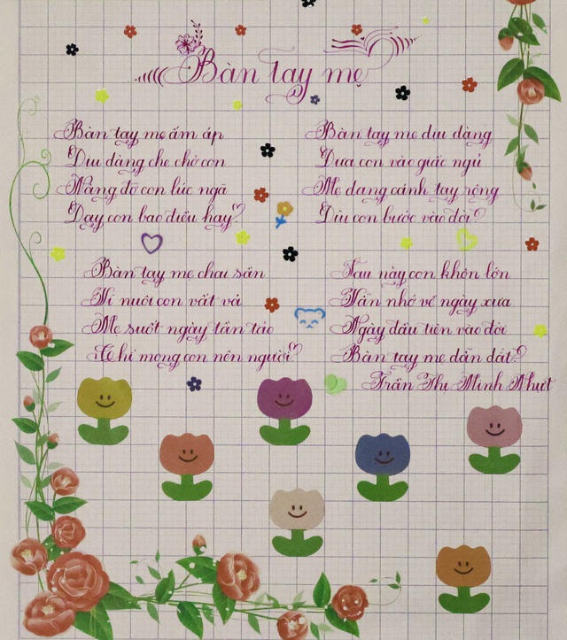 Chữ đẹp Nhi Đồng số 2: Gọi tên 30 bài dự thi xuất sắc- Ảnh 13.