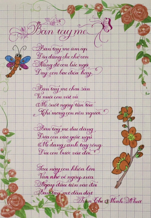 Chữ đẹp Nhi Đồng số 2: Gọi tên 30 bài dự thi xuất sắc- Ảnh 14.