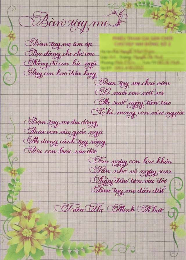 Chữ đẹp Nhi Đồng số 2: Gọi tên 30 bài dự thi xuất sắc- Ảnh 16.