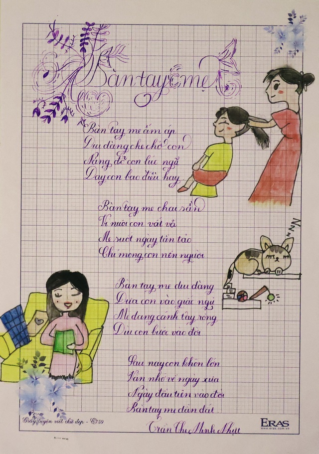 Chữ đẹp Nhi Đồng số 2: Gọi tên 30 bài dự thi xuất sắc- Ảnh 21.