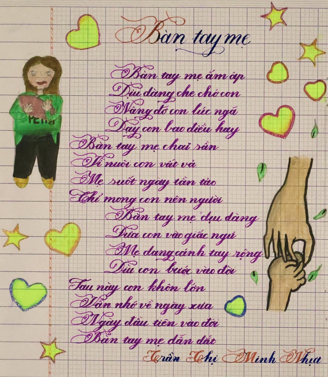 Chữ đẹp Nhi Đồng số 2: Gọi tên 30 bài dự thi xuất sắc- Ảnh 24.