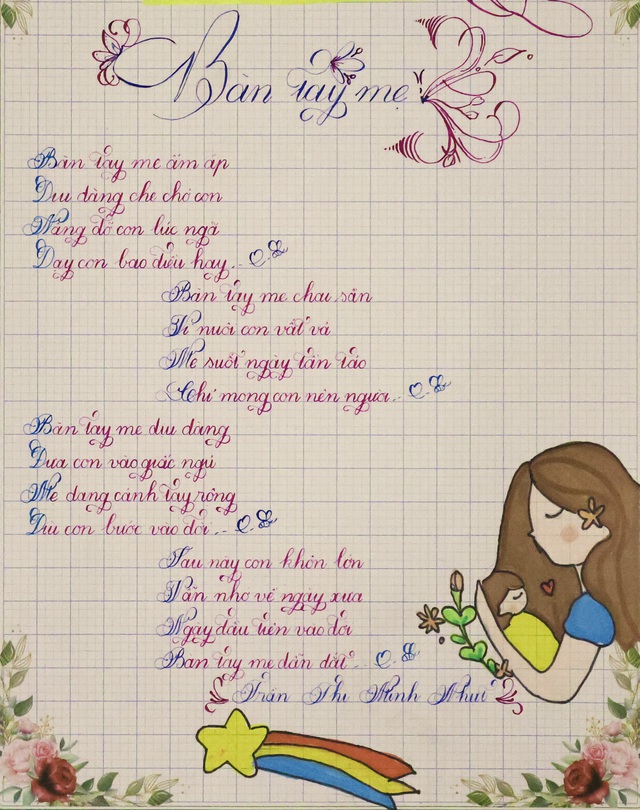 Chữ đẹp Nhi Đồng số 2: Gọi tên 30 bài dự thi xuất sắc- Ảnh 31.