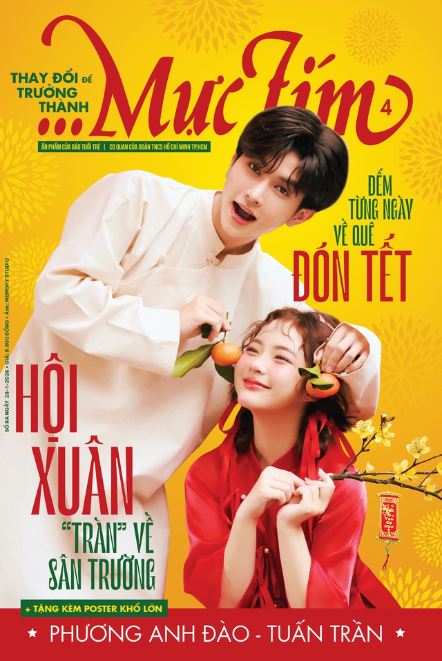 Mời bạn đón đọc Mực Tím 4, phát hành 26-1-2026: Hội xuân “tràn” về sân trường - Ảnh 1.