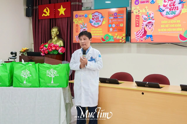 Tết cho em 2026: Mang mùa xuân ấm áp đến với bệnh nhi Bệnh viện Nhi Đồng 1 - Ảnh 6.
