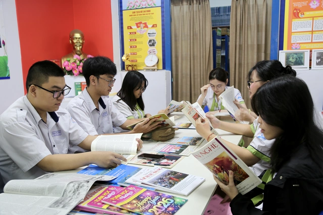 "Check-in" giờ ra chơi hạnh phúc tại Trường THPT Nguyễn Thị Diệu - Ảnh 12.