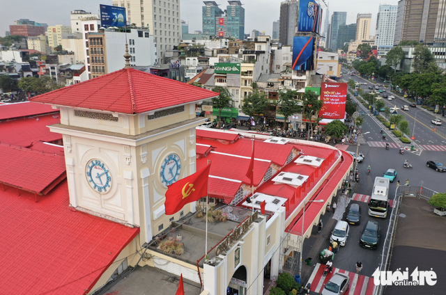 New look of Ho Chi Minh City’s iconic Ben Thanh Market enchants residents, tourists
- Ảnh 2. New look of Ho Chi Minh City’s iconic Ben Thanh Market enchants residents, tourists
- Ảnh 2.
