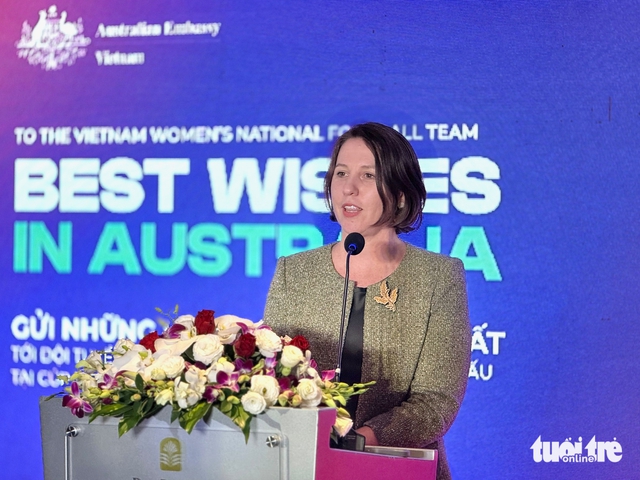 Australian embassy hosts reception for Vietnam women’s football team ahead of 2026 Asian Cup- Ảnh 1. Australian embassy hosts reception for Vietnam women’s football team ahead of 2026 Asian Cup- Ảnh 1.