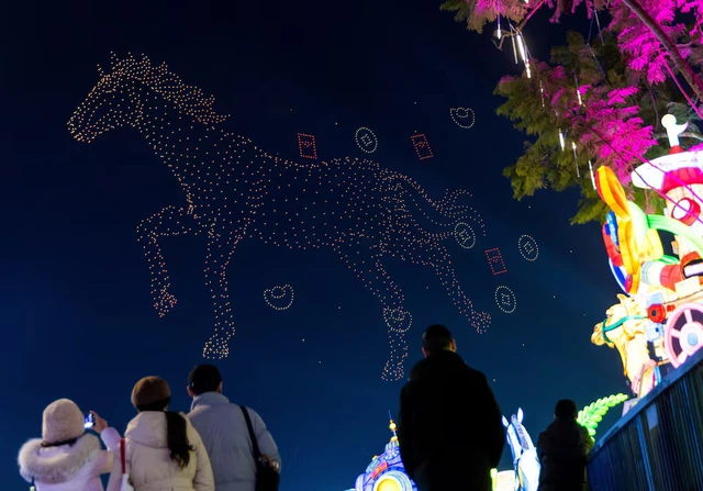 Chinese lantern festival lights up for Lunar New Year - Ảnh 4.
