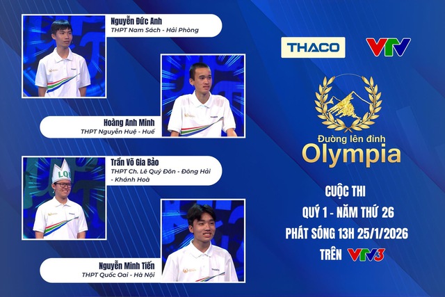 Khánh Hòa có cầu truyền hình chung kết năm Đường lên đỉnh Olympia 2026- Ảnh 1.