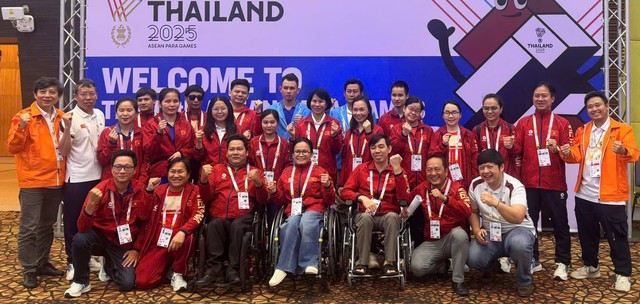 Vietnam para team beats gold target, finishes 5th at ASEAN Para Games- Ảnh 1.