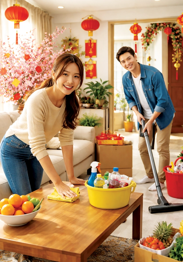 Bí quyết dọn nhà đón Tết không áp lực mà vẫn chill - Ảnh 1.