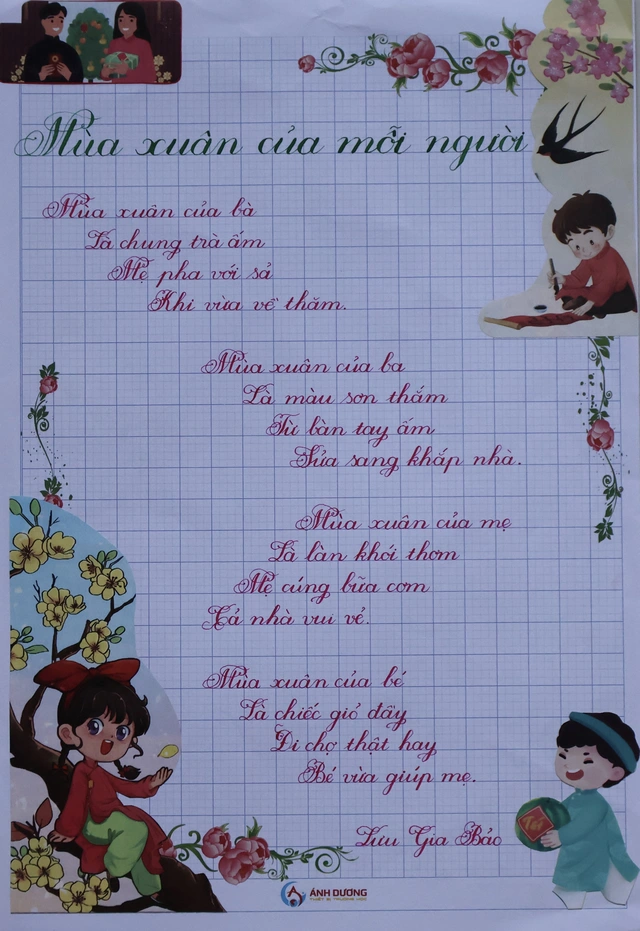 Kết quả Chữ đẹp Nhi Đồng số 3: 30 bài dự thi tiêu biểu- Ảnh 13. Kết quả Chữ đẹp Nhi Đồng số 3: 30 bài dự thi tiêu biểu- Ảnh 13.