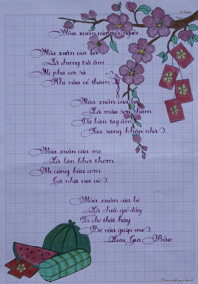 Kết quả Chữ đẹp Nhi Đồng số 3: 30 bài dự thi tiêu biểu- Ảnh 18. Kết quả Chữ đẹp Nhi Đồng số 3: 30 bài dự thi tiêu biểu- Ảnh 18.