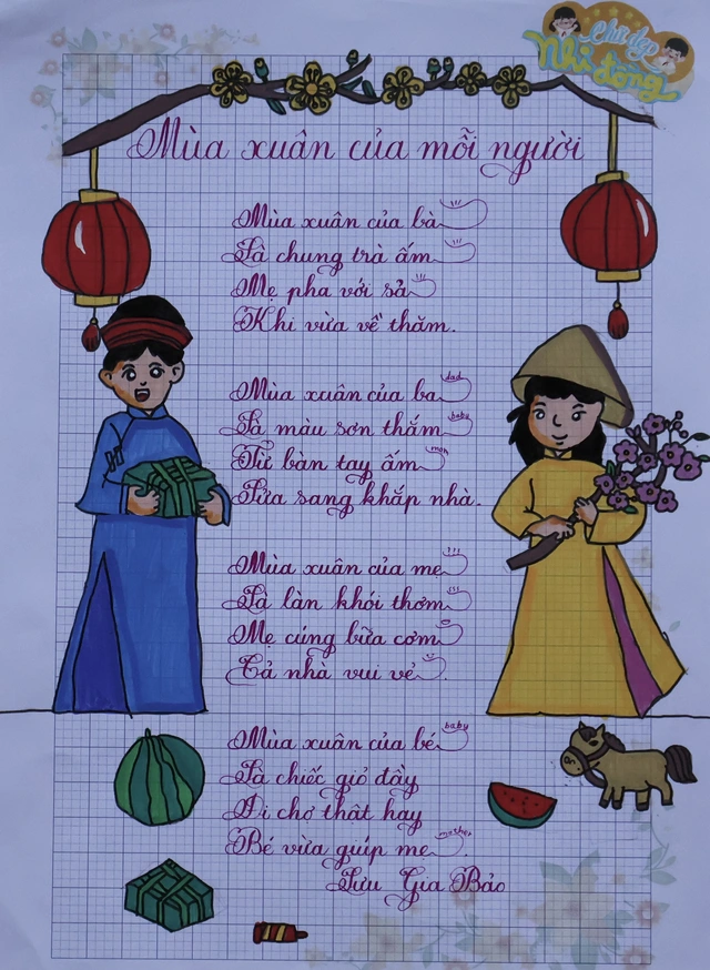 Kết quả Chữ đẹp Nhi Đồng số 3: 30 bài dự thi tiêu biểu- Ảnh 21. Kết quả Chữ đẹp Nhi Đồng số 3: 30 bài dự thi tiêu biểu- Ảnh 21.