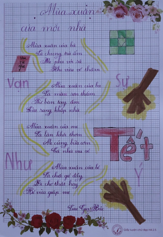 Kết quả Chữ đẹp Nhi Đồng số 3: 30 bài dự thi tiêu biểu- Ảnh 23. Kết quả Chữ đẹp Nhi Đồng số 3: 30 bài dự thi tiêu biểu- Ảnh 23.