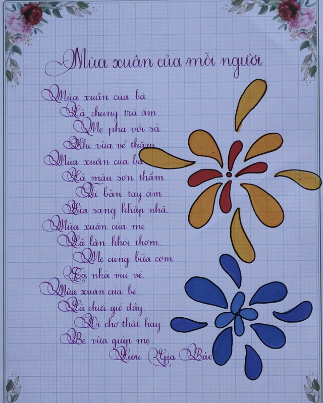 Kết quả Chữ đẹp Nhi Đồng số 3: 30 bài dự thi tiêu biểu- Ảnh 27. Kết quả Chữ đẹp Nhi Đồng số 3: 30 bài dự thi tiêu biểu- Ảnh 27.