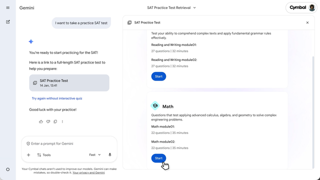 Hướng dẫn luyện đề thi SAT miễn phí bằng Gemini- Ảnh 2.