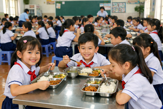Multiple Ho Chi Minh City schools halt boarding meals amid food safety fears - Ảnh 1. Multiple Ho Chi Minh City schools halt boarding meals amid food safety fears - Ảnh 1.