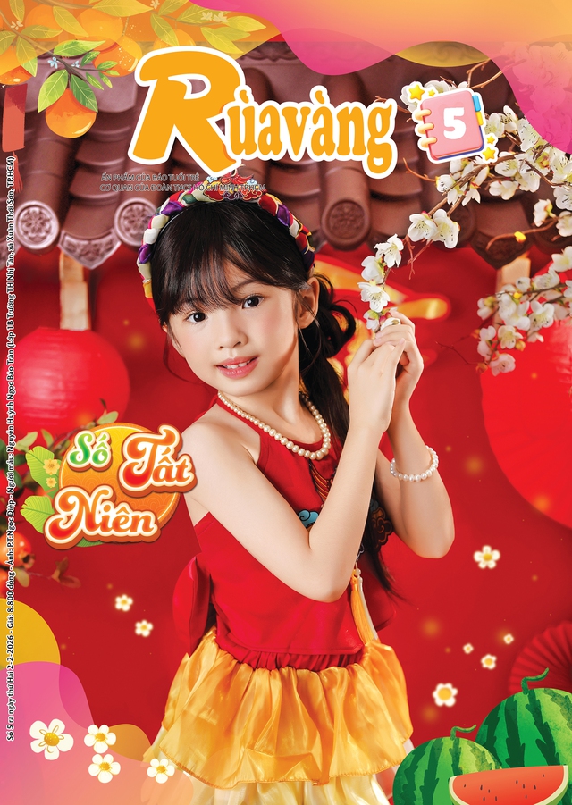 Mời các bạn đón đọc Rùa Vàng 5 - số Tất Niên, phát hành 2-2-2026: Bánh chưng xanh bên dưa hấu đỏ… - Ảnh 1.