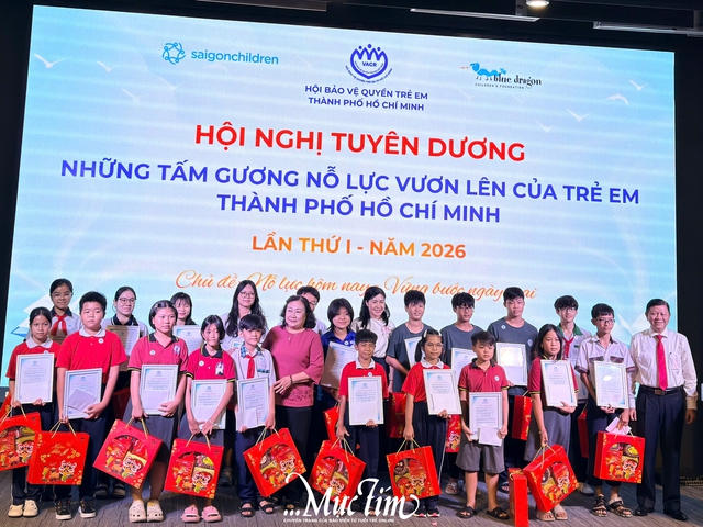 Tuyên dương 100 trẻ em nỗ lực vươn lên trong học tập và cuộc sống - Ảnh 4.