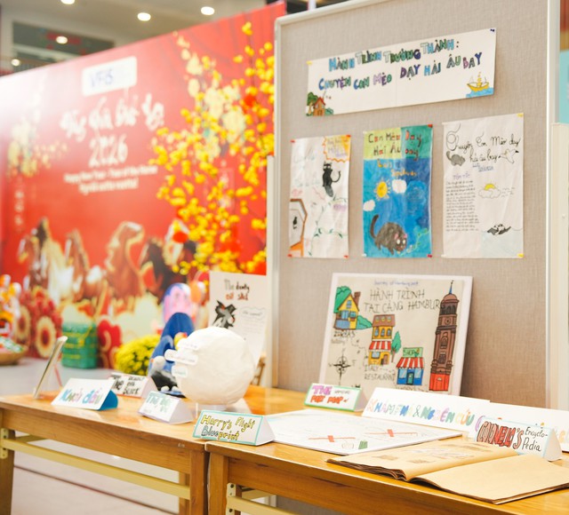 Rộn ràng hội xuân tại Trường TH và THCS Hồng Ngọc - Ảnh 15.