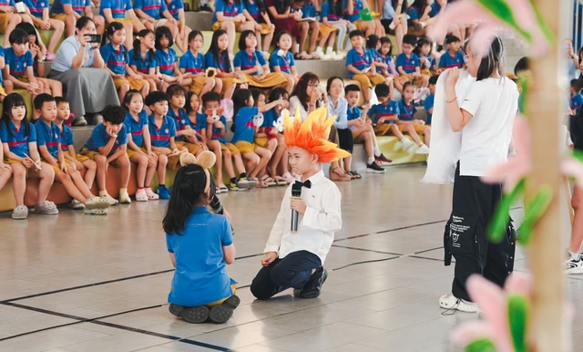 Rộn ràng hội xuân tại Trường TH và THCS Hồng Ngọc - Ảnh 15.