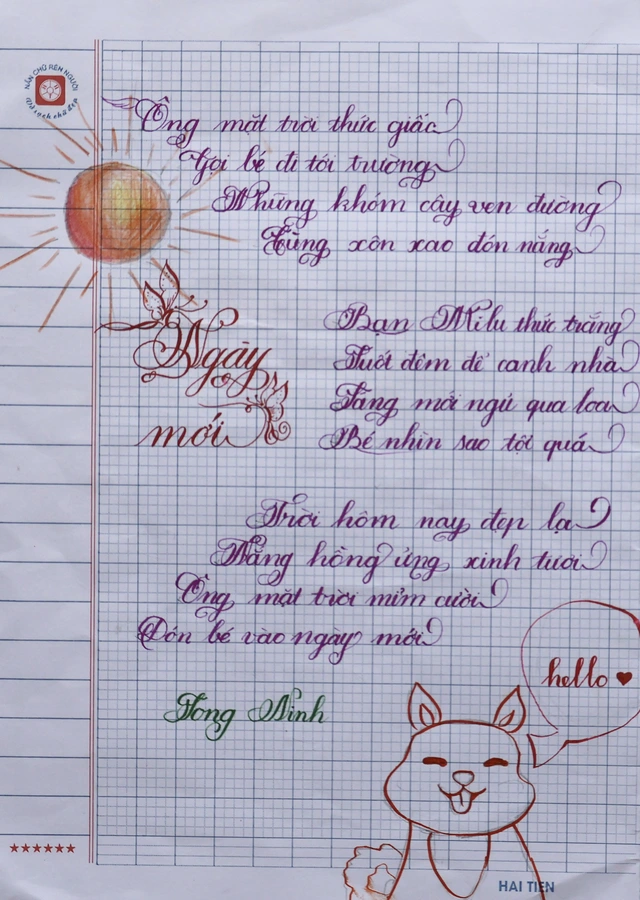 Kết quả Chữ đẹp Nhi Đồng số 52 năm 2025: 38 bài dự thi xuất sắc- Ảnh 3.