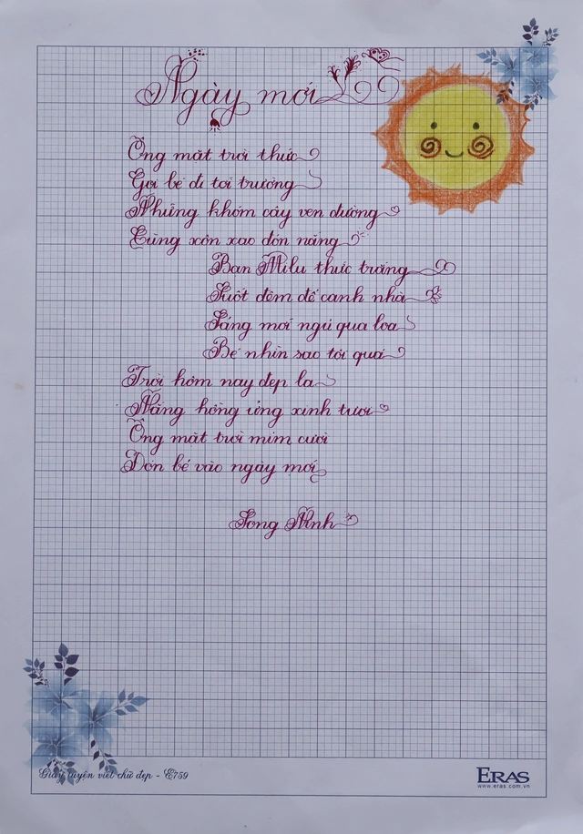 Kết quả Chữ đẹp Nhi Đồng số 52 năm 2025: 38 bài dự thi xuất sắc- Ảnh 10.