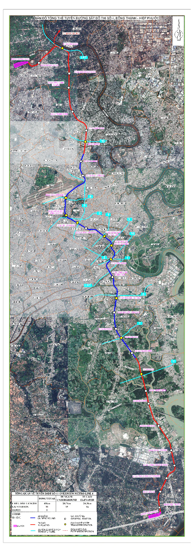Sovico-proposed Metro Line 4 in Ho Chi Minh City to span 45km - Ảnh 1.