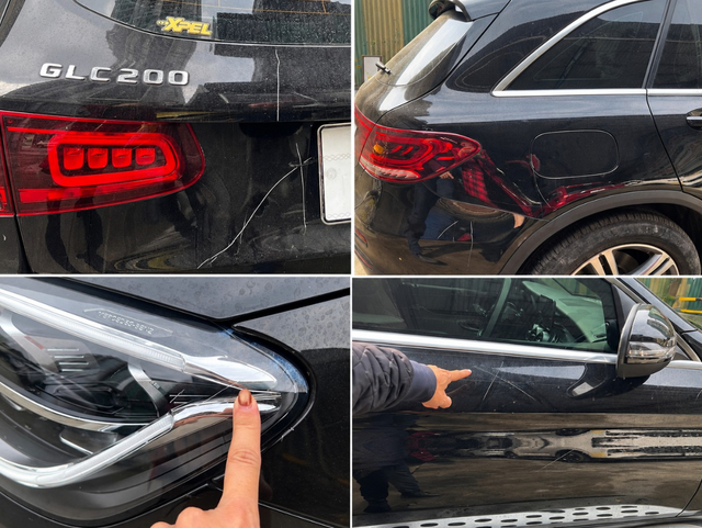 In Hanoi, Mercedes owner appeals $26 compensation, seeks review of additional $2,900 damage- Ảnh 1.