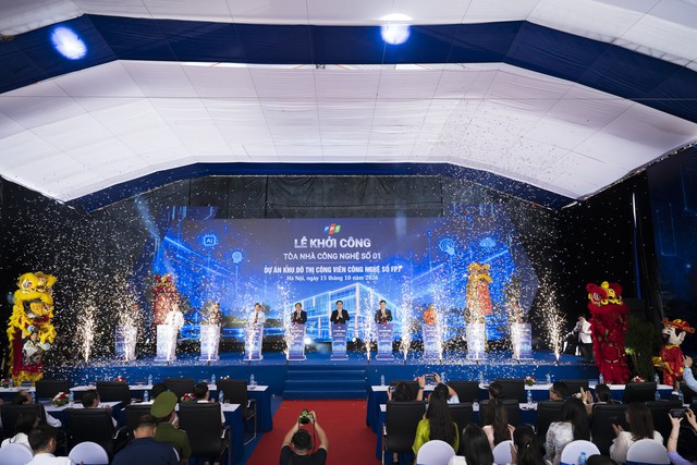 FPT breaks ground on $50mn digital technology building in Hanoi - Ảnh 3.