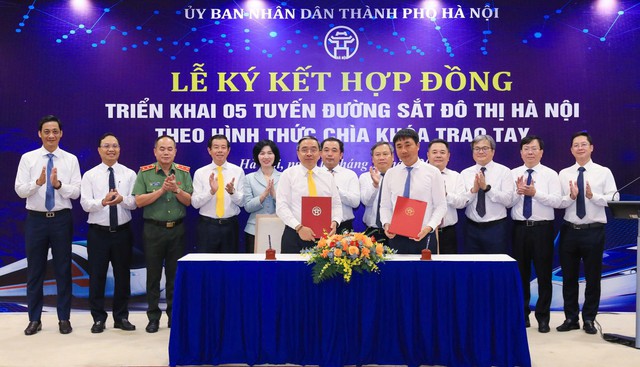 Hanoi strikes deals for 5 metro lines, targets 2030 completion- Ảnh 1.