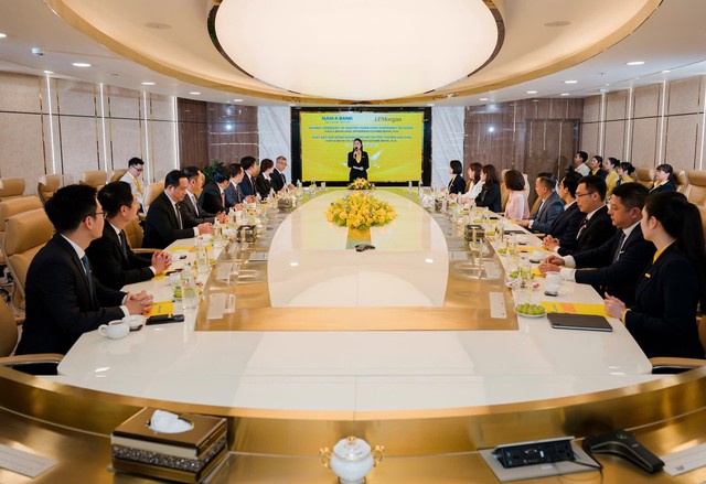 Nam A Bank partners with JPMorgan Chase: Enhancing international payment capabilities, import-export trade financing - Ảnh 2.