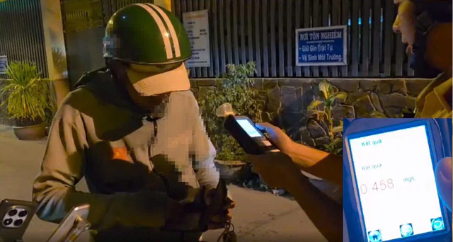 Ho Chi Minh City police catch ride-hailing drivers drunk driving- Ảnh 4.