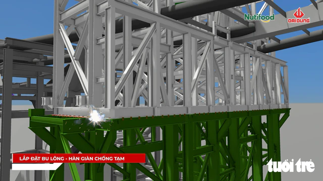 Simulation shows how engineers will connect 3,400-tonne Saigon River bridge arc - Ảnh 6.