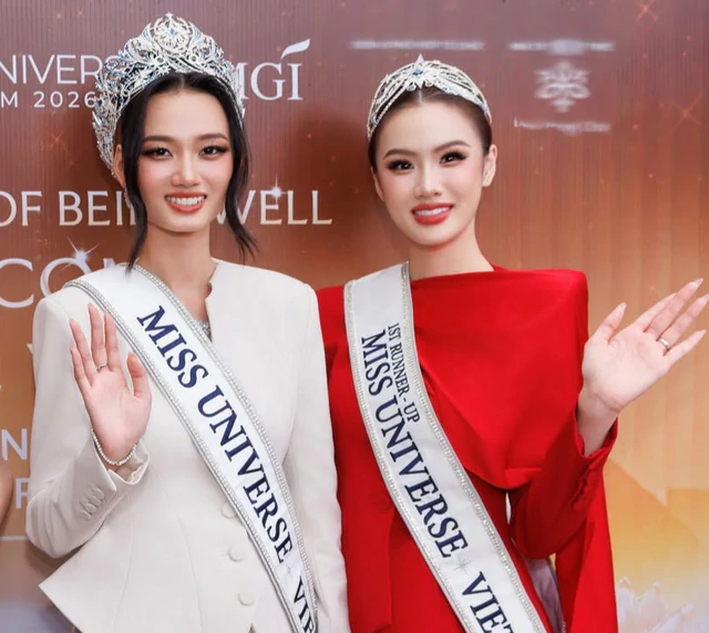 Miss Universe Vietnam 2026 winner suspended from stage performances for 6 months over leaked messages- Ảnh 1.