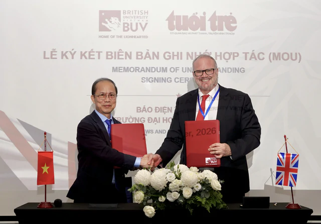 Tuoi Tre online newspaper, BUV partner to prepare students for the workplace - Ảnh 1.