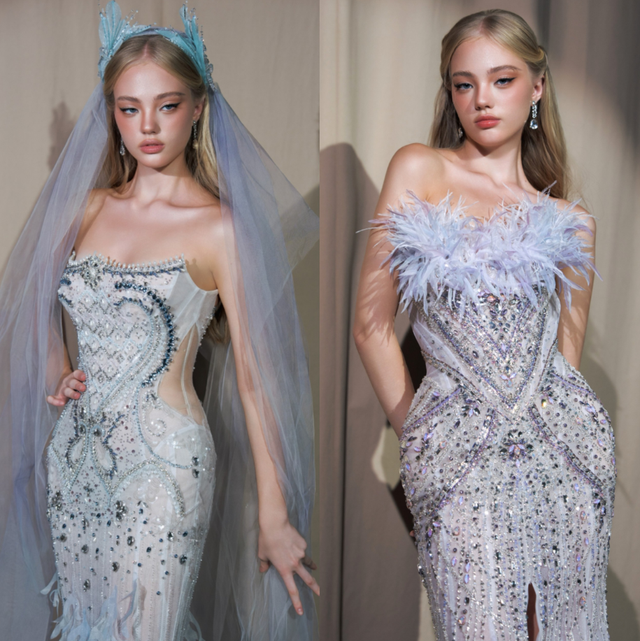 2 Vietnamese designers unveil Atlantis-inspired collection in Shanghai - Ảnh 3.